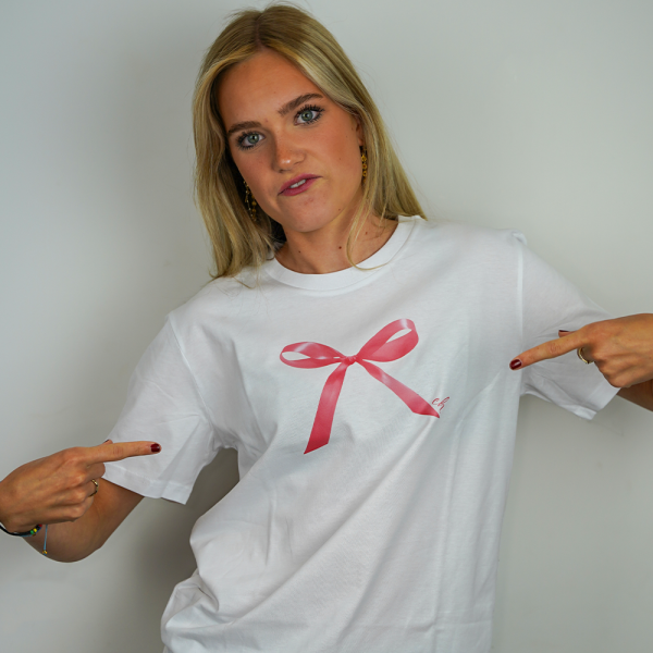 Strik Tshirt - Wit - Afbeelding 2