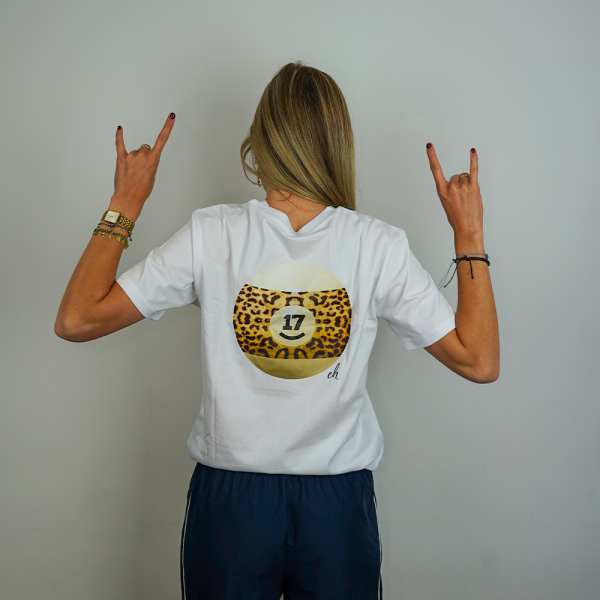 Panter Tshirt - Wit - Afbeelding 2