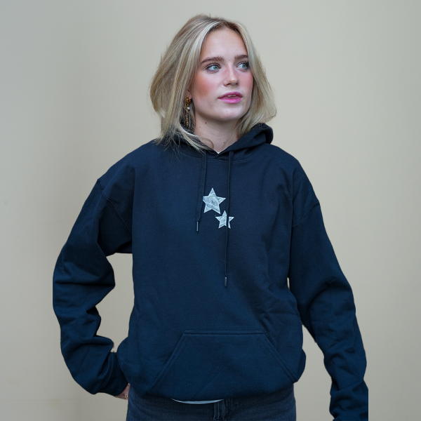 Ster Hoodie Zwart - Afbeelding 3