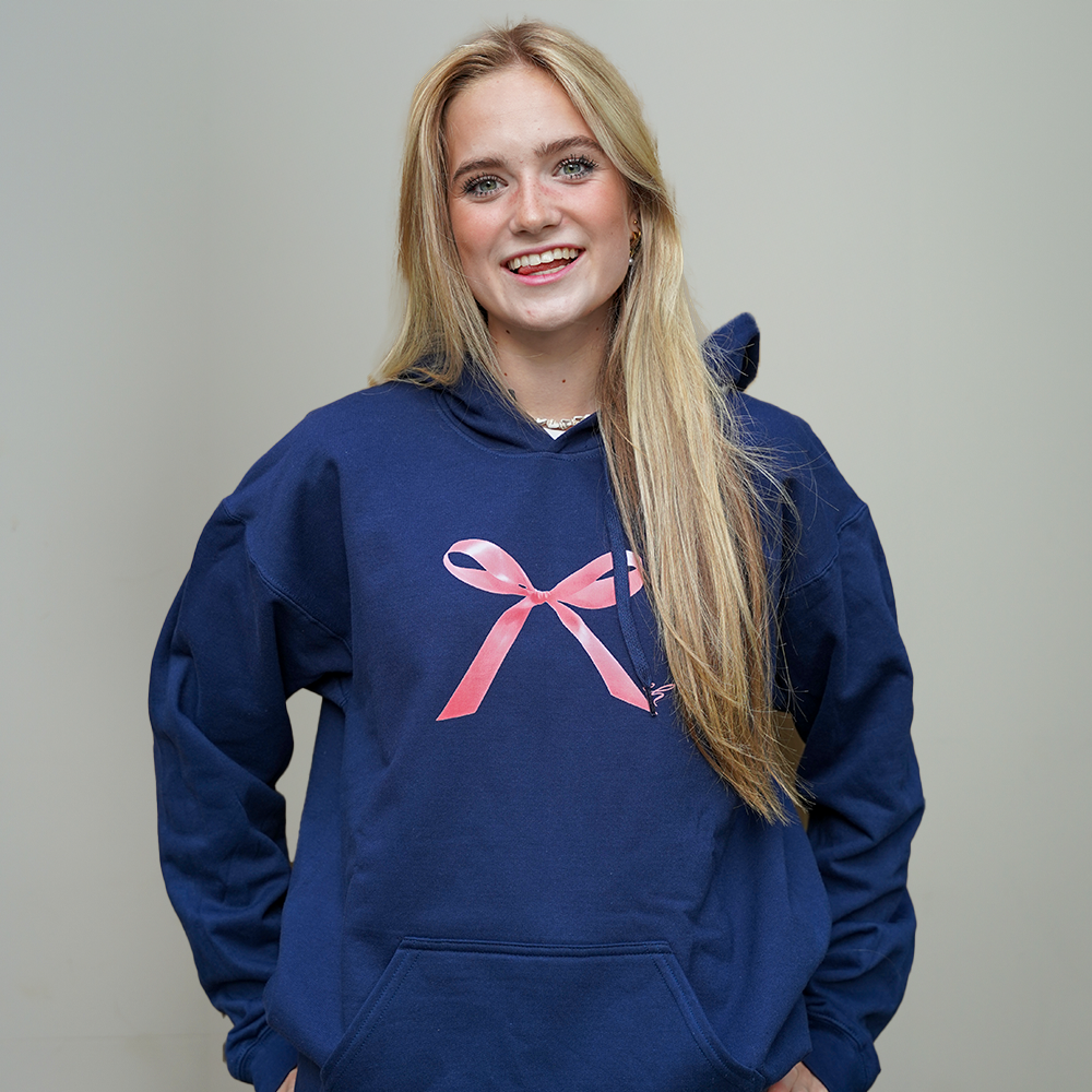 Strik Hoodie Blauw - Afbeelding 2